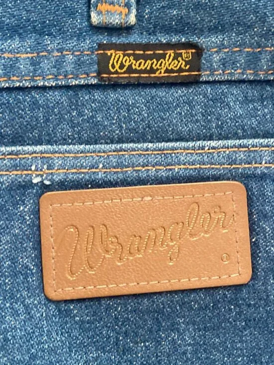 Vintage Wrangler Cowboy Cut Straight Leg Printed Women’s Jeans 31x36 USA Talon - Picture 8 of 15